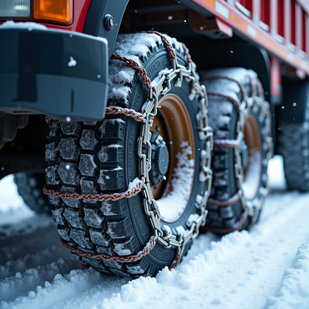 Wann sind Schneeketten für LKWs Pflicht?