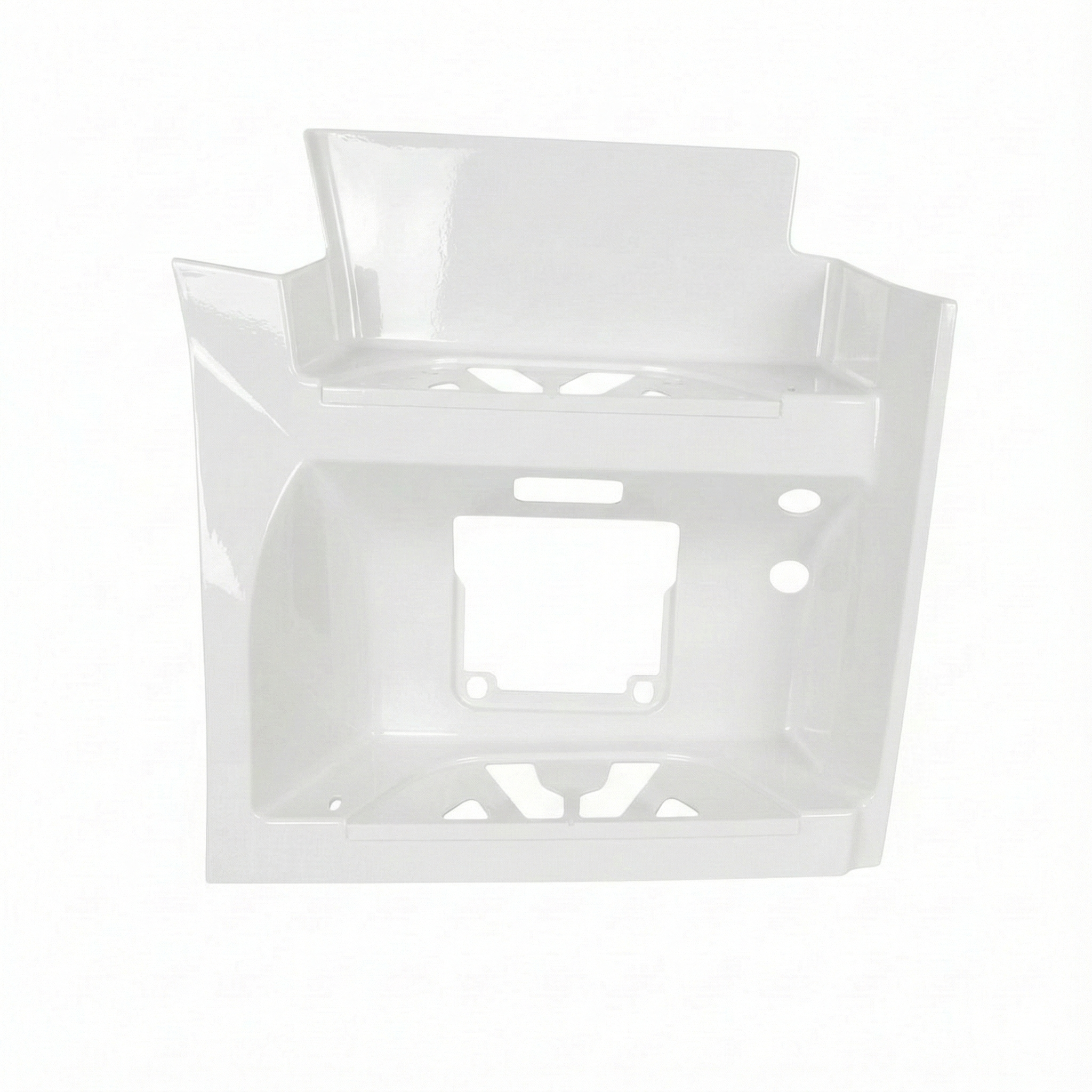 Einstiegskasten unten rechts lackiert Weiß 9147 passend für Mercedes Actros MP4 MP5 OE 9606662003