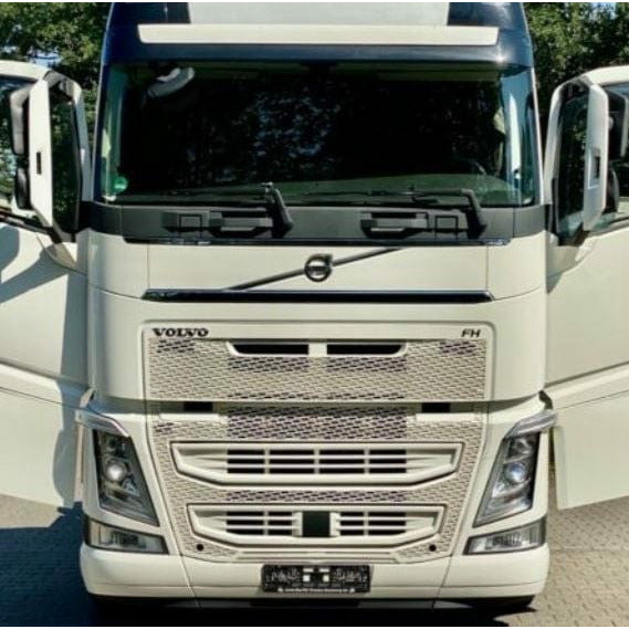 Stoßstangensatz rechts + links + mitte passend für Volvo FH4/FM ab 2013 – Weiß lackiert (Farbcode 1103)