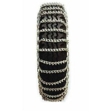 Montage der LKW Schneeketten ALASKA STUDS SUPER DOUBLE unter Winterbedingungen