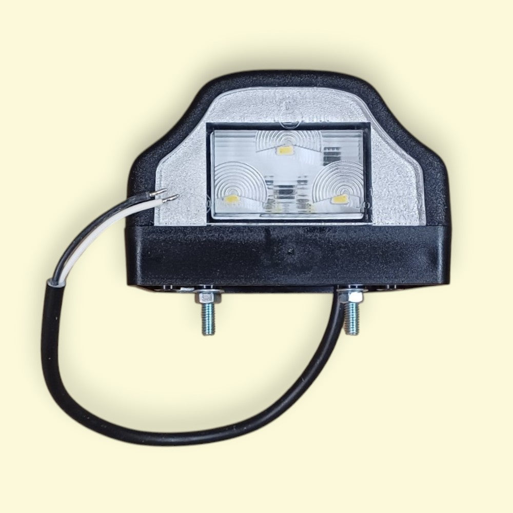 Kompakte LED Nummernschildleuchte HOR 47 mit 3 LEDs