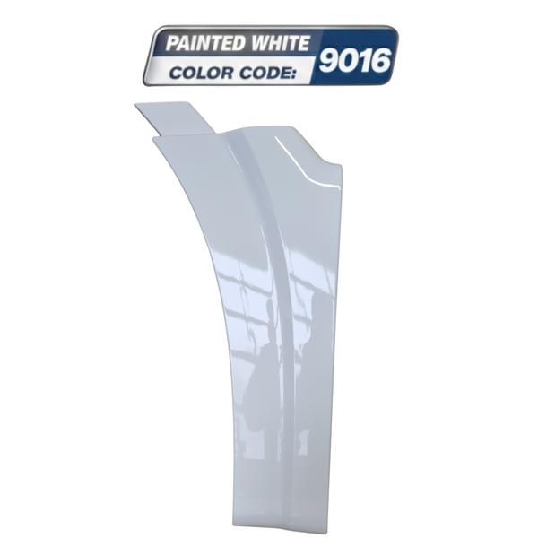 LKW Radlaufabdeckung links weiß RAL 9016 passend für MAN TGX neue Generation