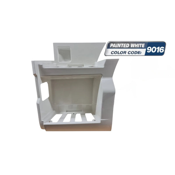 LKW Einstiegsstufe links weiß RAL 9016 passend für MAN TGX neue Generation LH