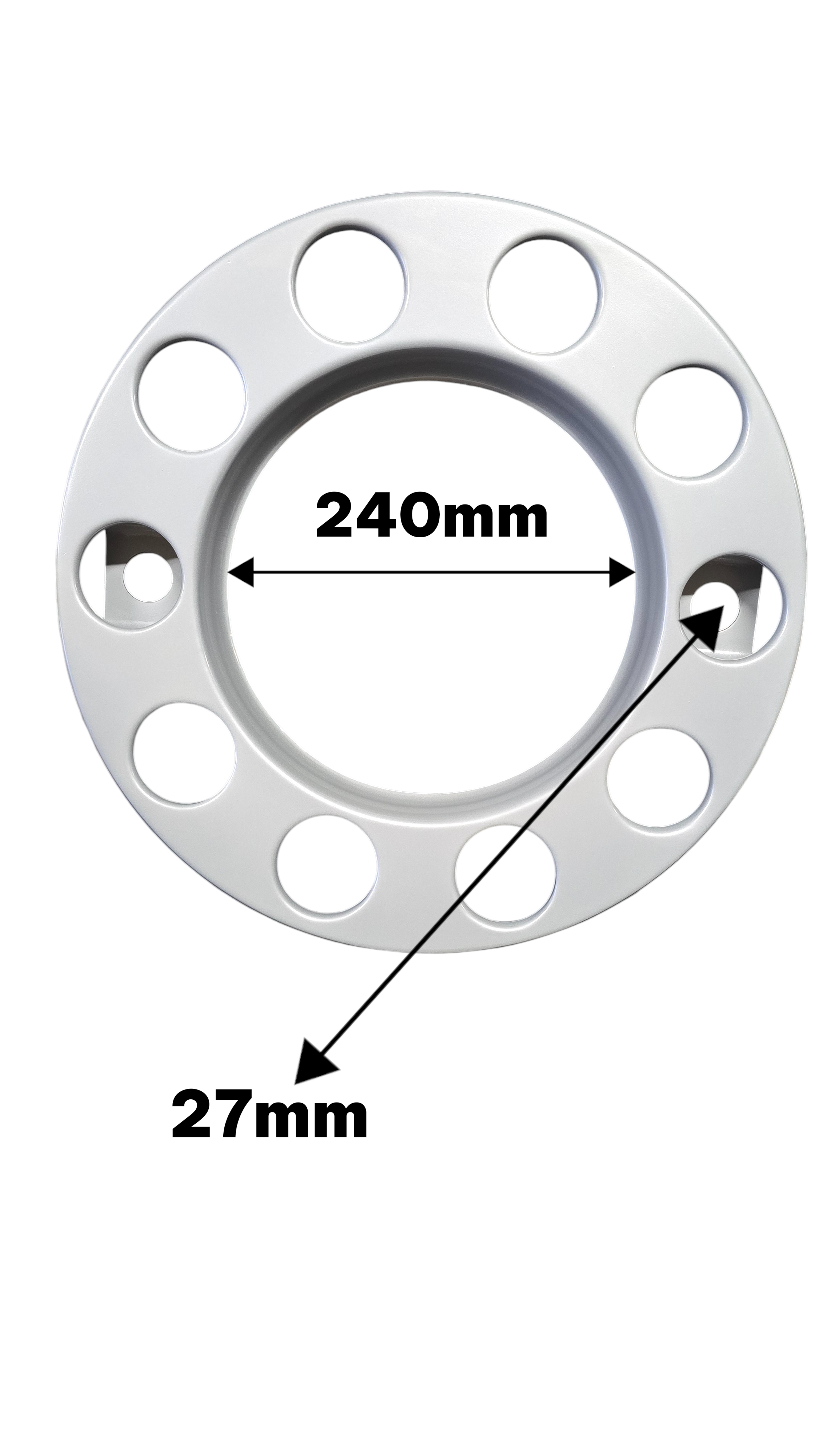 2× Radbolzenabdeckung 22,5″ für LKW – Volvo, DAF, Mercedes