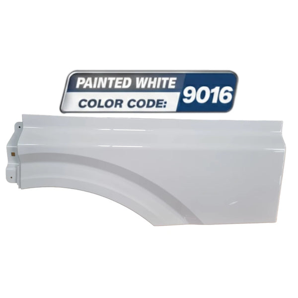 Flügelverlängerung links für MAN TG3, lackiert in RAL 9016, passgenaue Karosserieverkleidung
