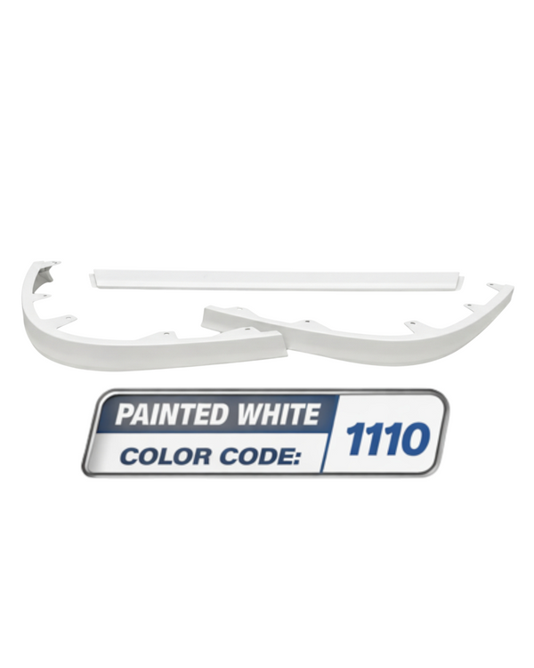 Stoßstangensatz rechts + links + mitte passend für Volvo FH4/F﻿M ab 2013 – Weiß lackiert (Farbcode 1110)