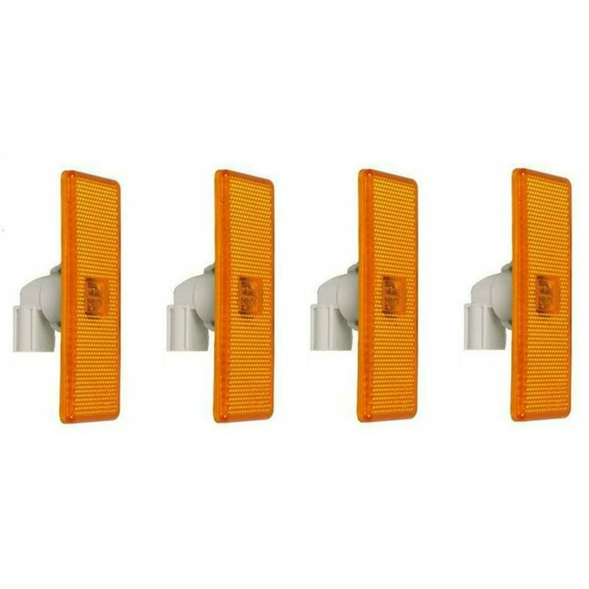 4 Stück LED Seitenmarkierungsleuchte 24V gelb für Mercedes Actros.