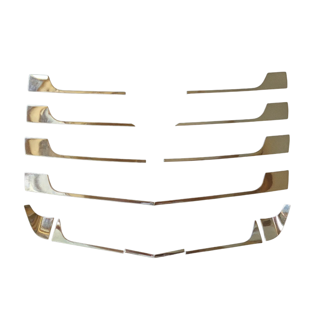 13-teiliges Kühlergrill Abdeckungs-Set Chrom für Actros MP4 / MP5